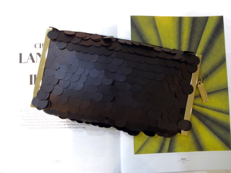 【バック】マットブラック　ラウンドスパンコール