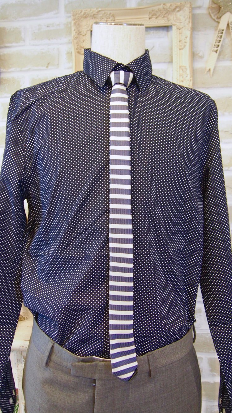 MID BLUE STRIPE TIE