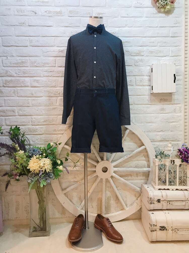 【パンツ単品】COMME CA　デニムハーフパンツM