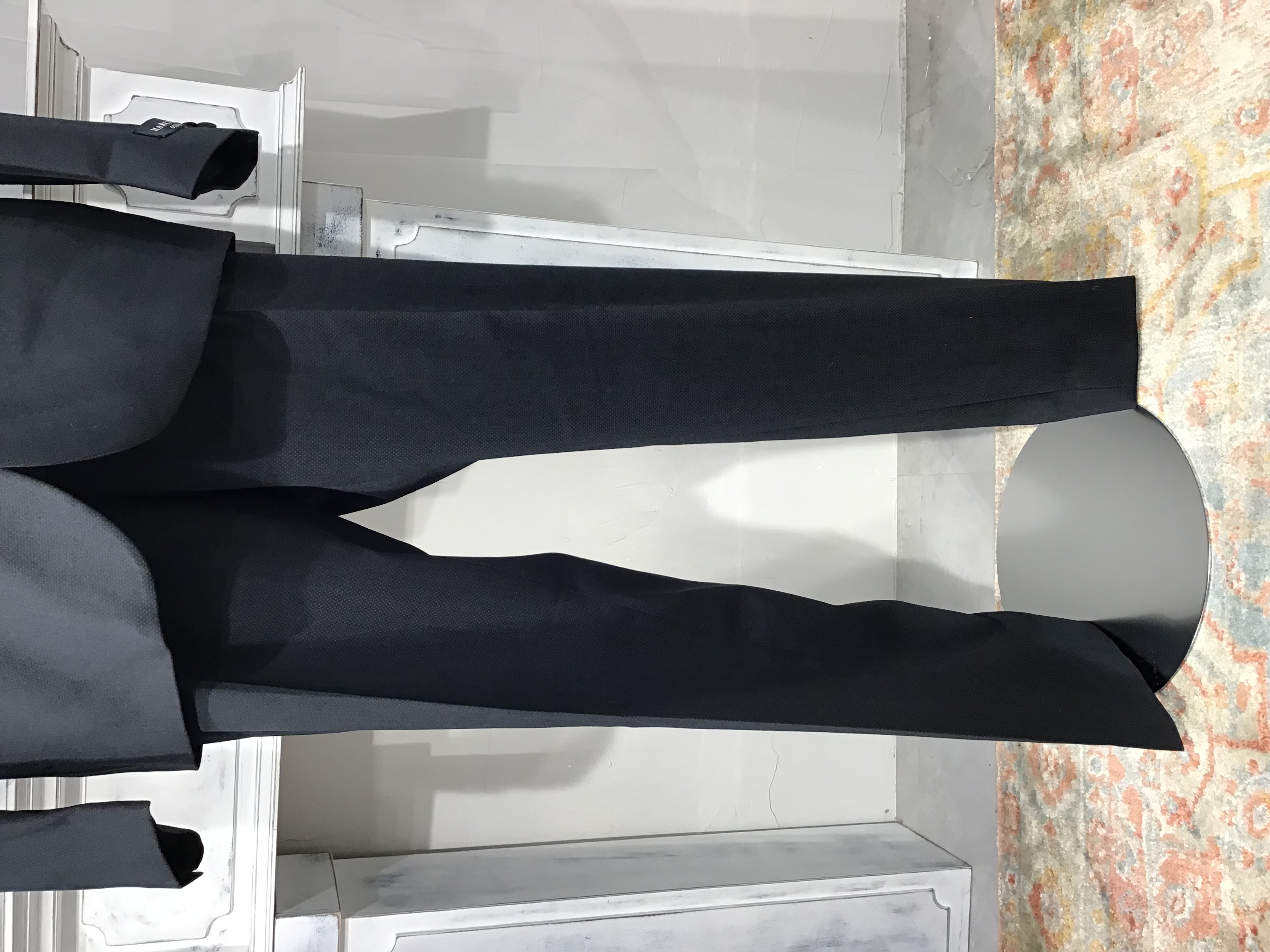 【パンツのみ】2P MARCIANOブラックタキシードセットパンツ56 4L