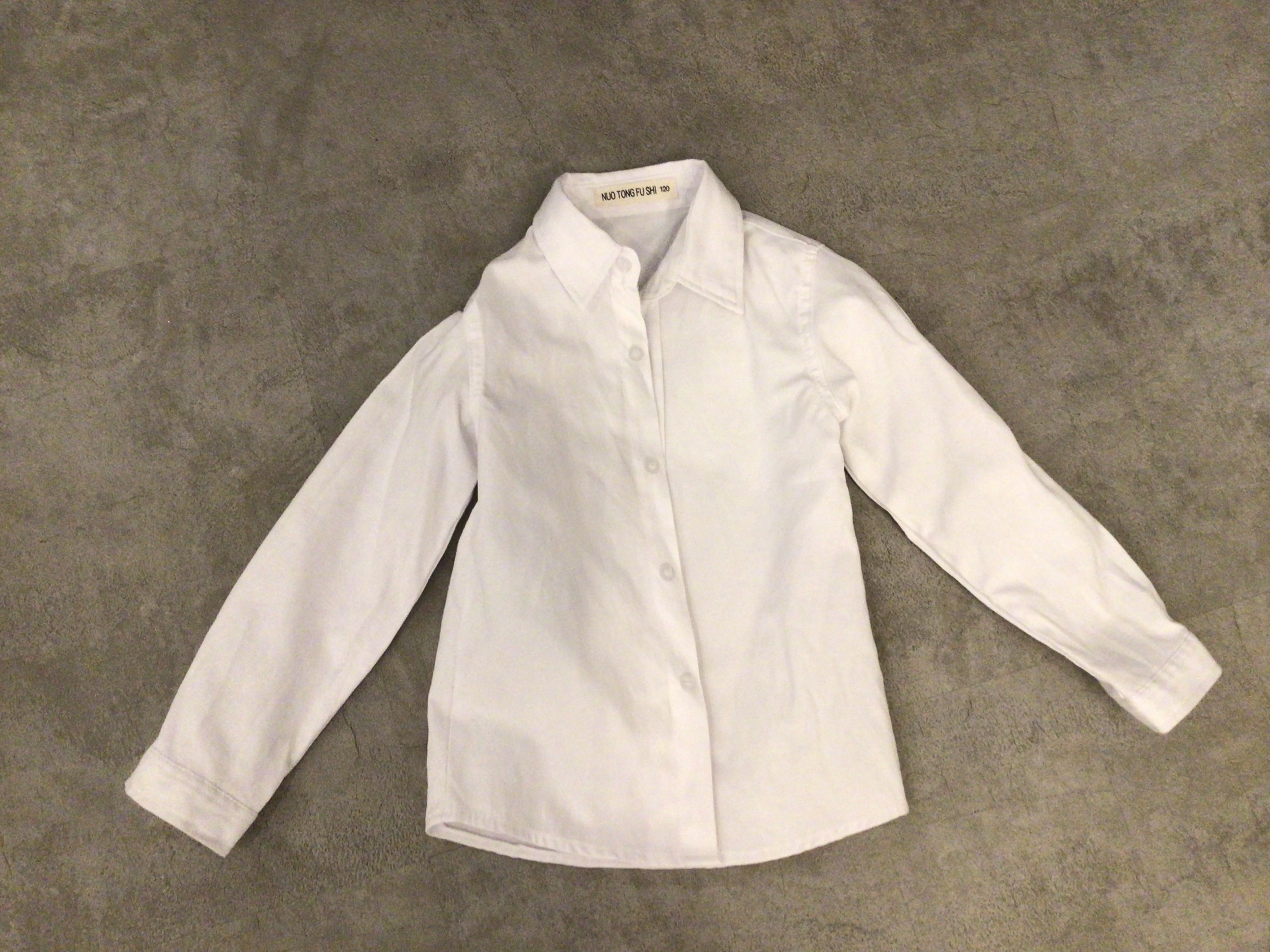 キッズ白シャツ 120cm