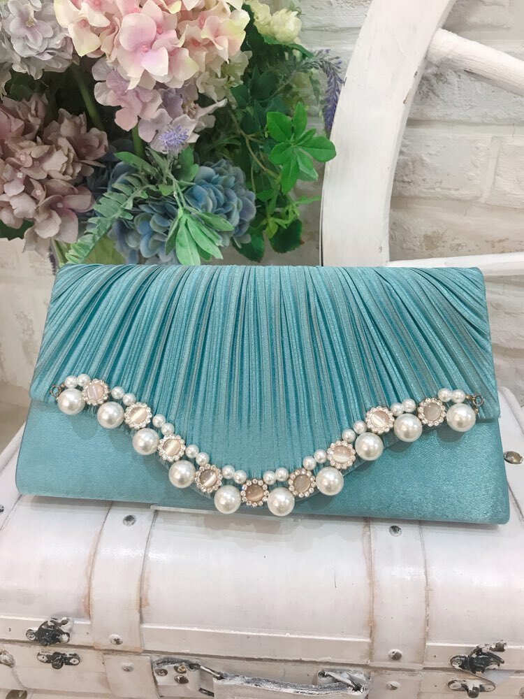 【バック】ブルーグリーン×パール②