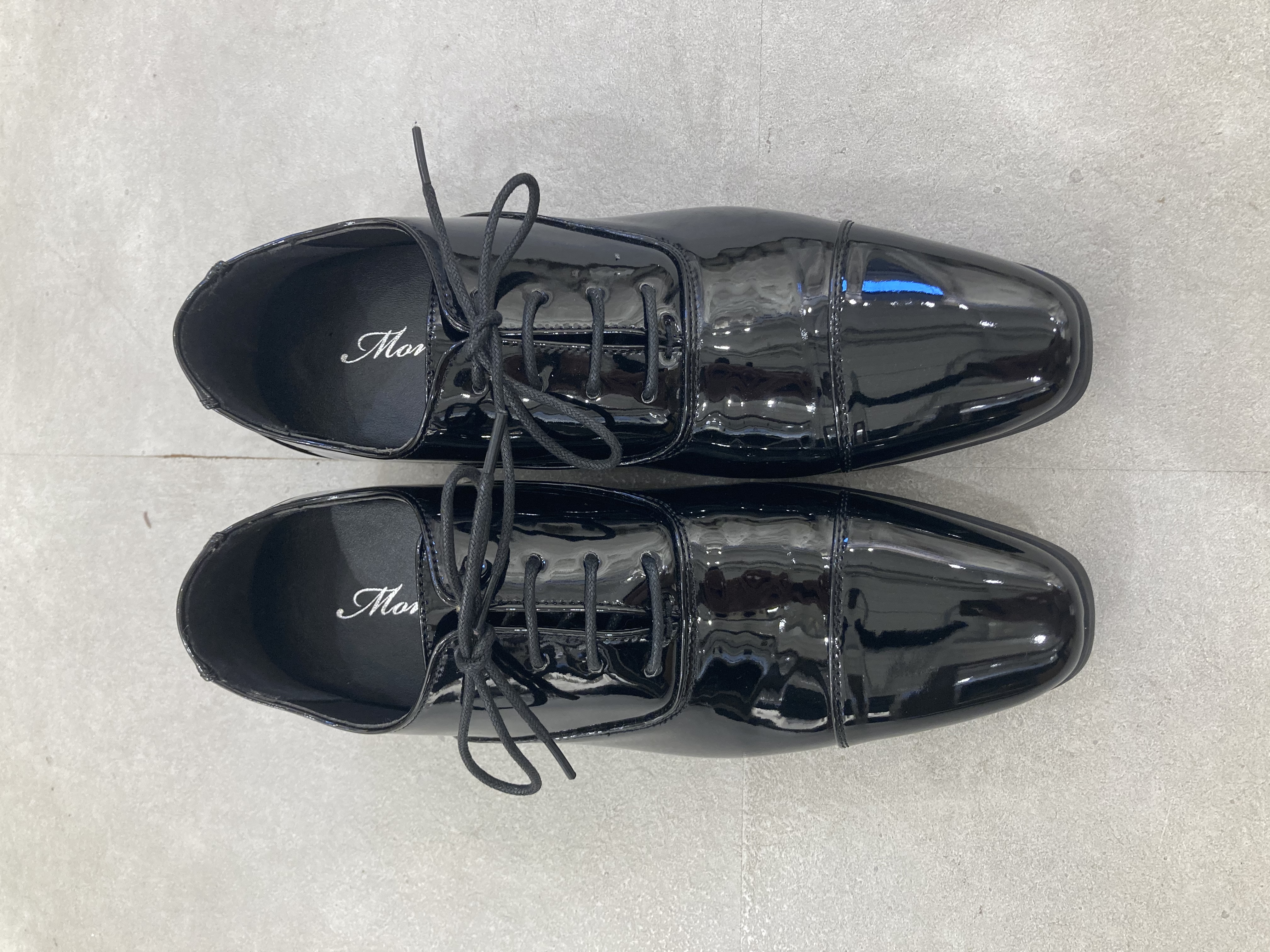 ブラックシューズ　モンレーブ momreve BLK shoes 25/40インソール