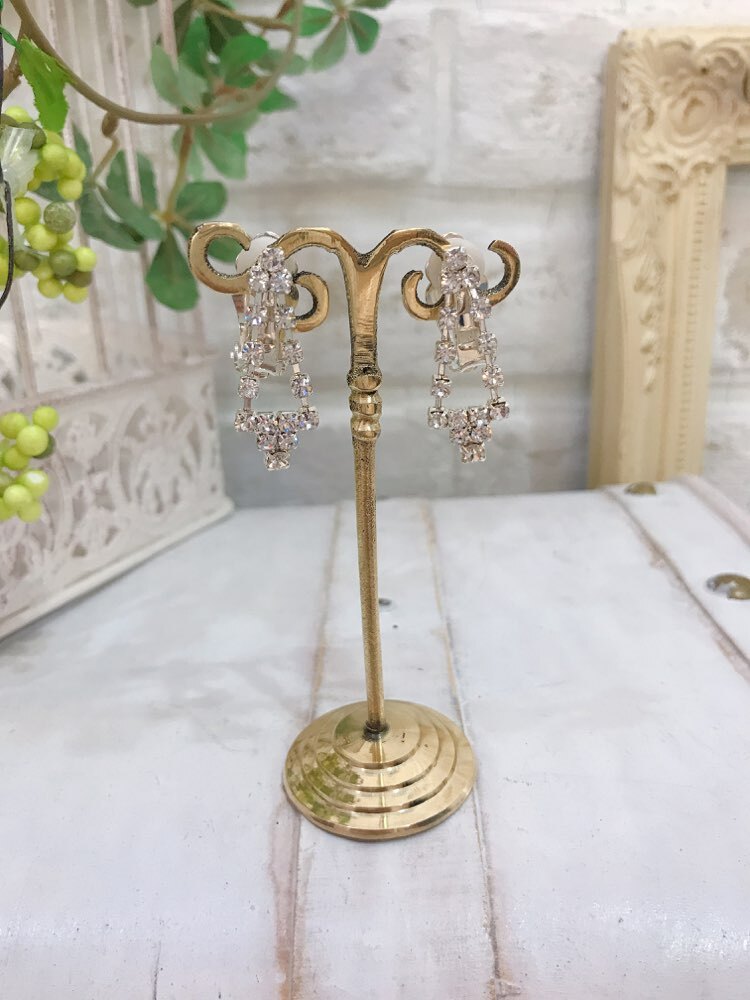 【イヤリング】シルバー　小V字