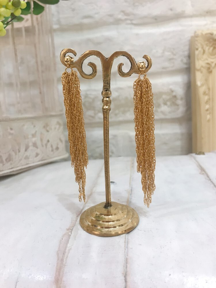 【ピアス】ゴールドチェーン