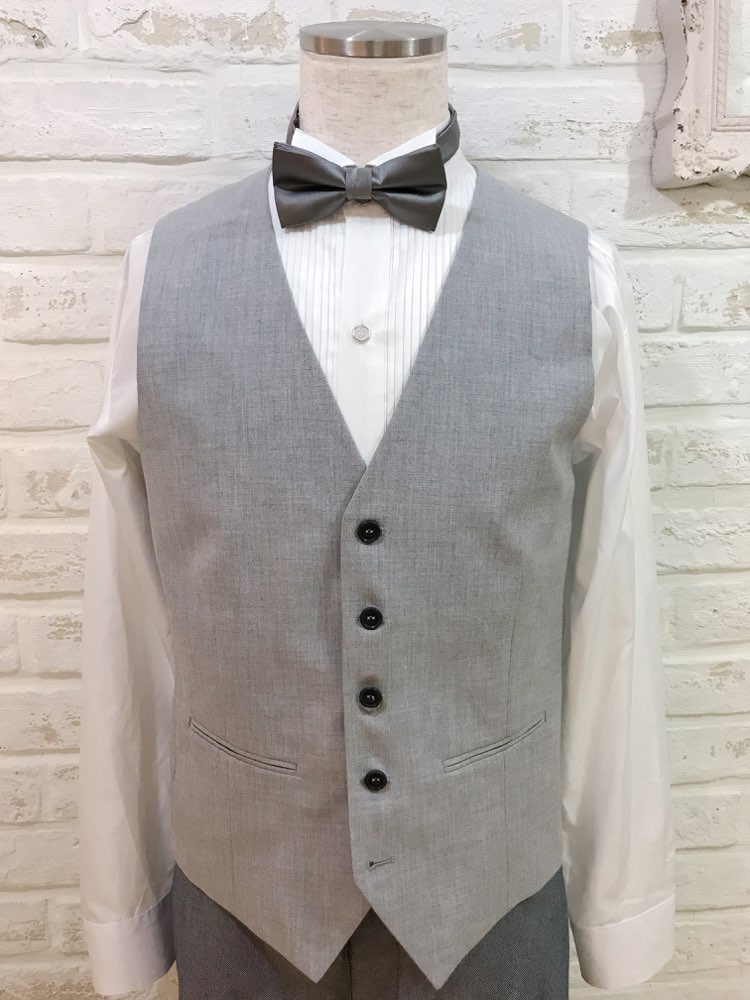 【ベスト単品】ライトグレー　M  SELECTED/HOMME