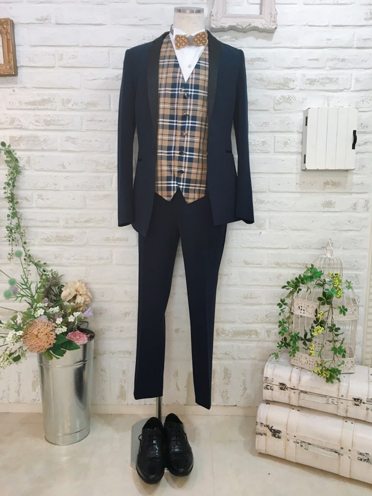 【ジャケットのみ】ネイビー　S asos