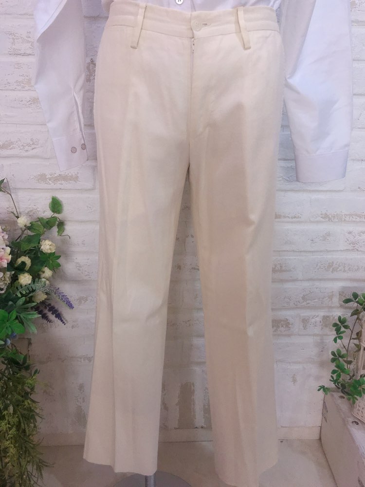 【パンツのみ】2PD OLCE&GABBANA　白タキシードパンツL