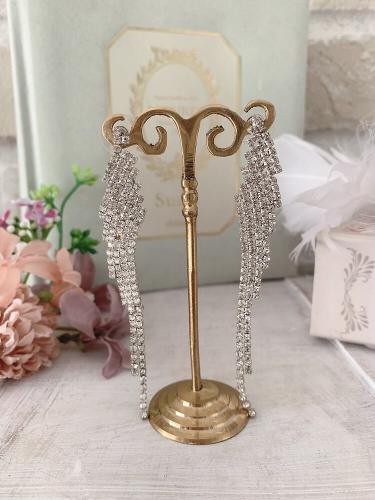 【ピアス】シルバー　小粒ビジュー