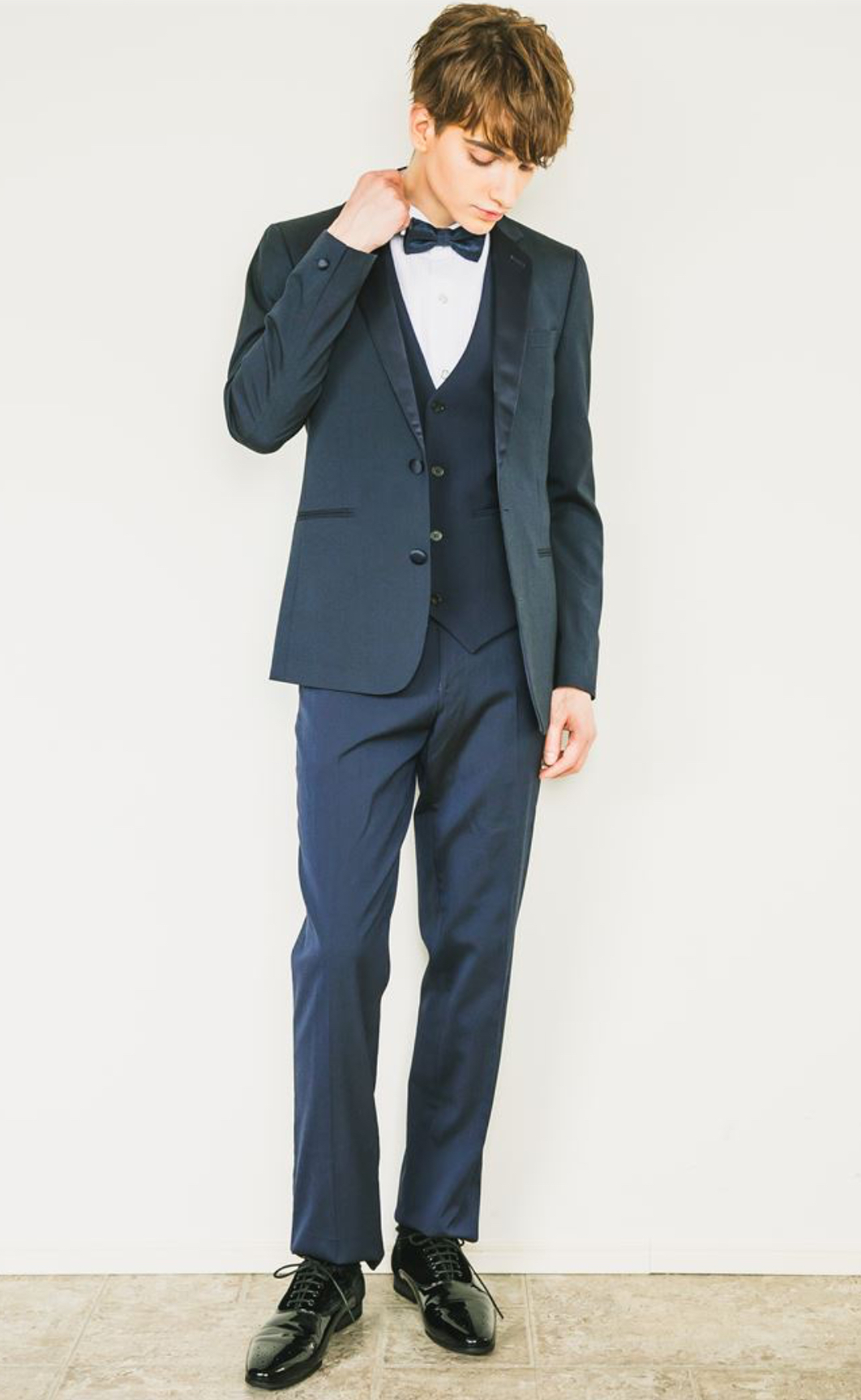 【パンツのみ】ネイビー　W30 L32 2P S② asos